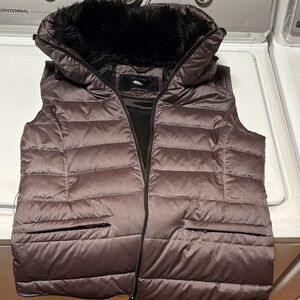 Zara Black and Brown Down Jacket